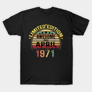 1971 birthday gift for him or her T-Shirt